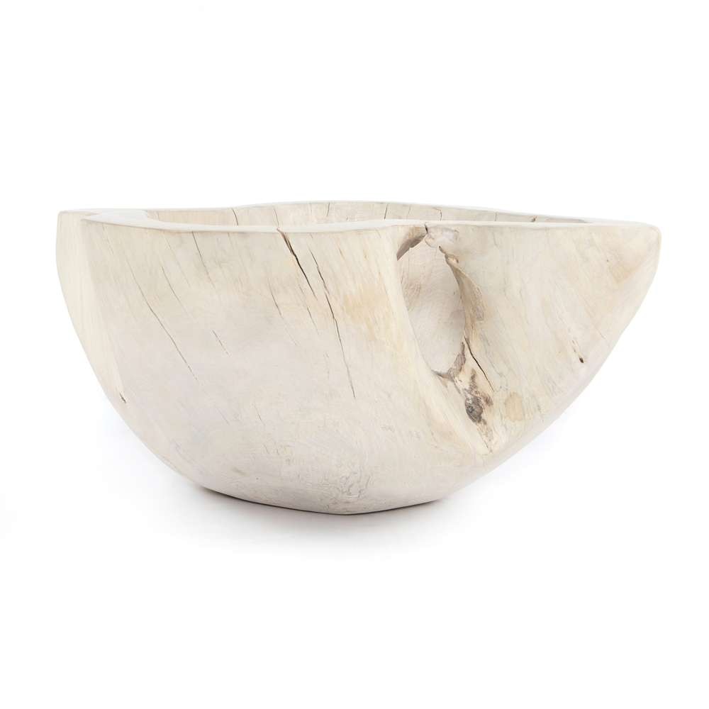 Four Hands - Live Edge Bowl - Ivory - 225672-002 veiw 3
