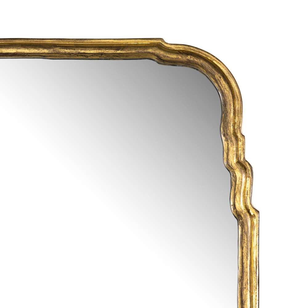 Four Hands - Loire Grand Floor Mirror - Antiqued Gold Leaf - 234804-001 veiw 7