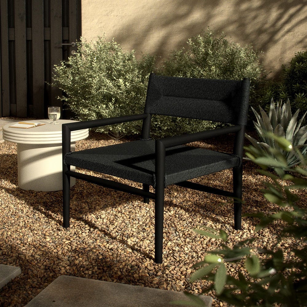 Four Hands - Lomas Outdoor Chair - Vintage Coal - 238698-002 view 4