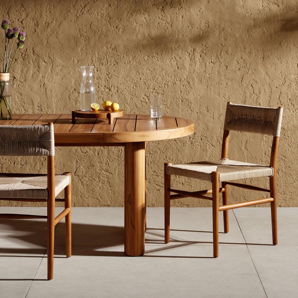 Four Hands - Lomas Outdoor Dining Chair - Natural Teak - 226835-002 veiw 11