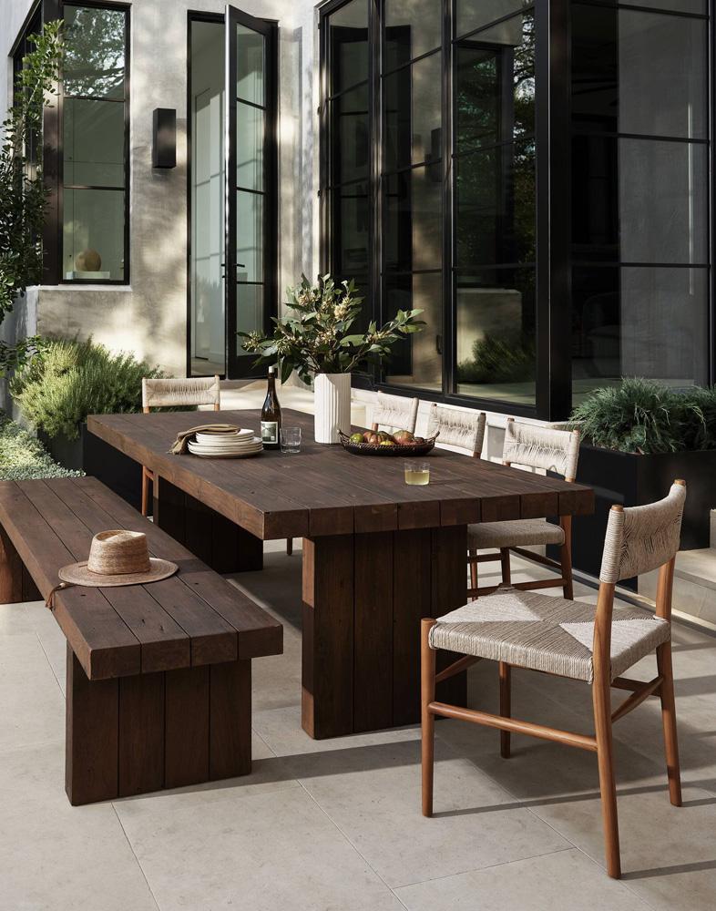 Four Hands - Lomas Outdoor Dining Chair - Natural Teak - 226835-002 veiw 12