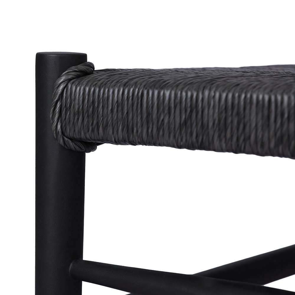 Four Hands - Lomas Outdoor Dining Chair - Vintage Coal - 226835-004 veiw 7