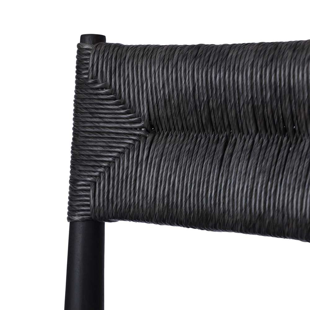 Four Hands - Lomas Outdoor Dining Chair - Vintage Coal - 226835-004 veiw 8