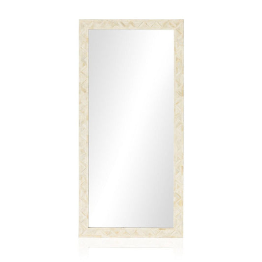 Four Hands - Loredo Floor Mirror - White Bone - 234205-001 view 1