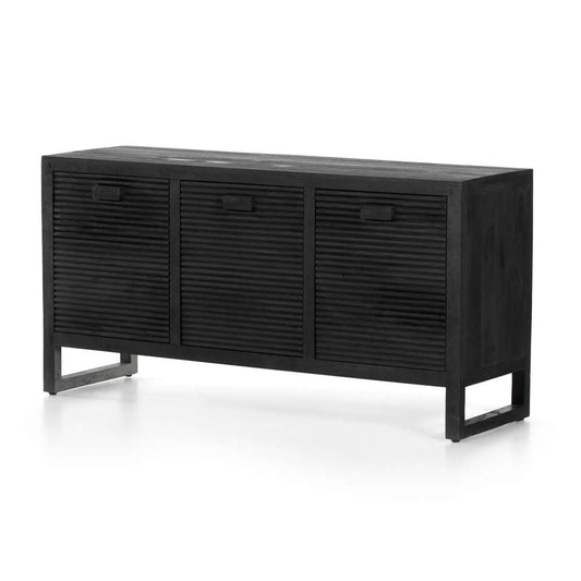 Four Hands - Lorne Media Console - Dark Reeded Totem - 226057-001 veiw 1