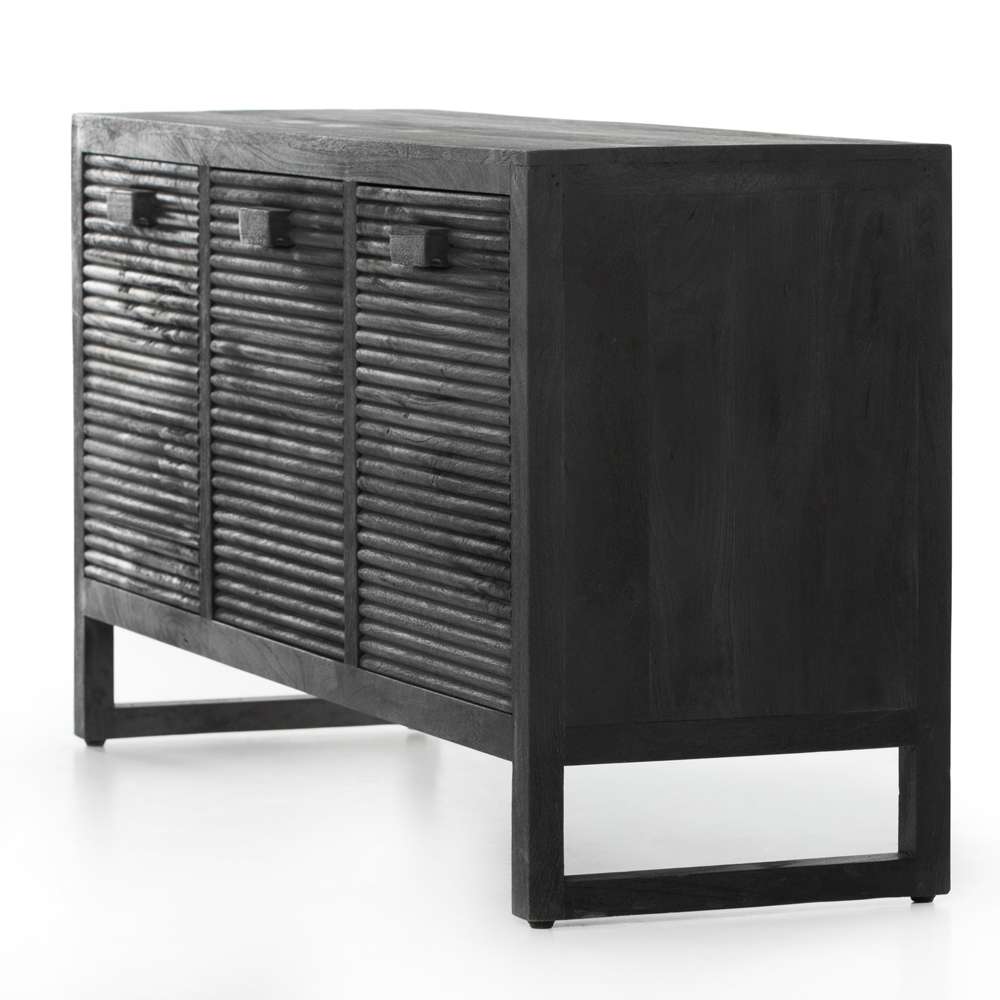 Four Hands - Lorne Media Console - Dark Reeded Totem - 226057-001 veiw 3
