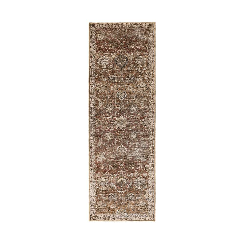 Four Hands - Lucca - Zari Rug - Zari Rust - Runner - 2.5x7.5 - 237147-005 veiw 1