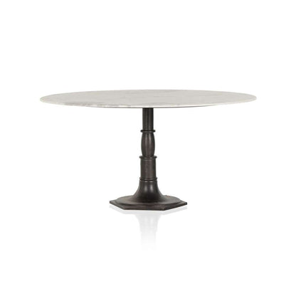 Four Hands - Lucy Round Dining Table 60in - Carbon Wash - 230305-001 veiw 1
