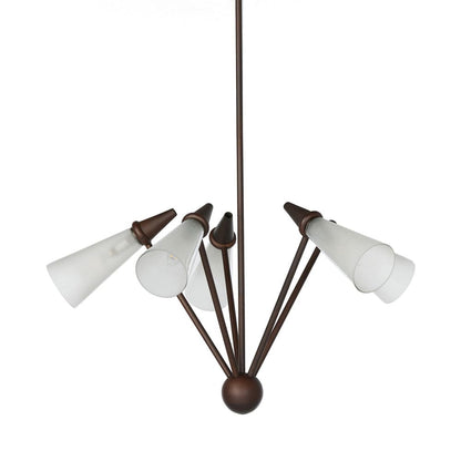 Four Hands - Ludwig Chandelier - Rust - 240572-001 view 3