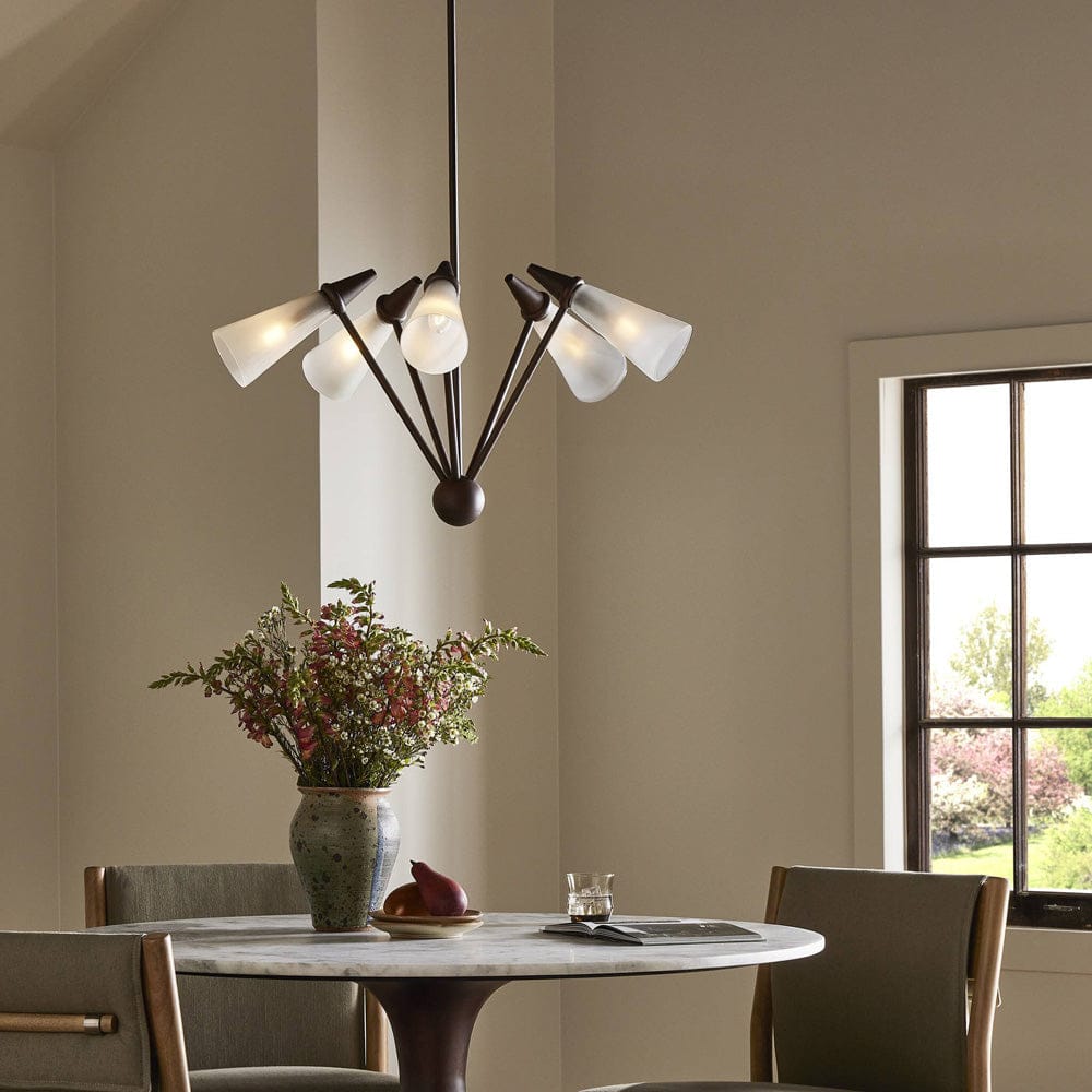 Four Hands - Ludwig Chandelier - Rust - 240572-001 view 4