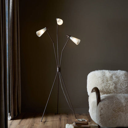 Four Hands - Ludwig Floor Lamp - Frosted Glass - 240836-001 view 4