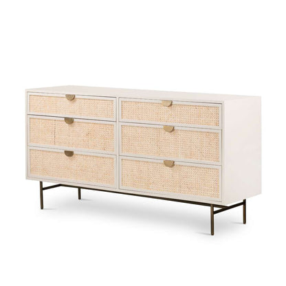 Four Hands - Luella 6 Drawer Dresser - Matte Alabaster - 227980-001 veiw 1