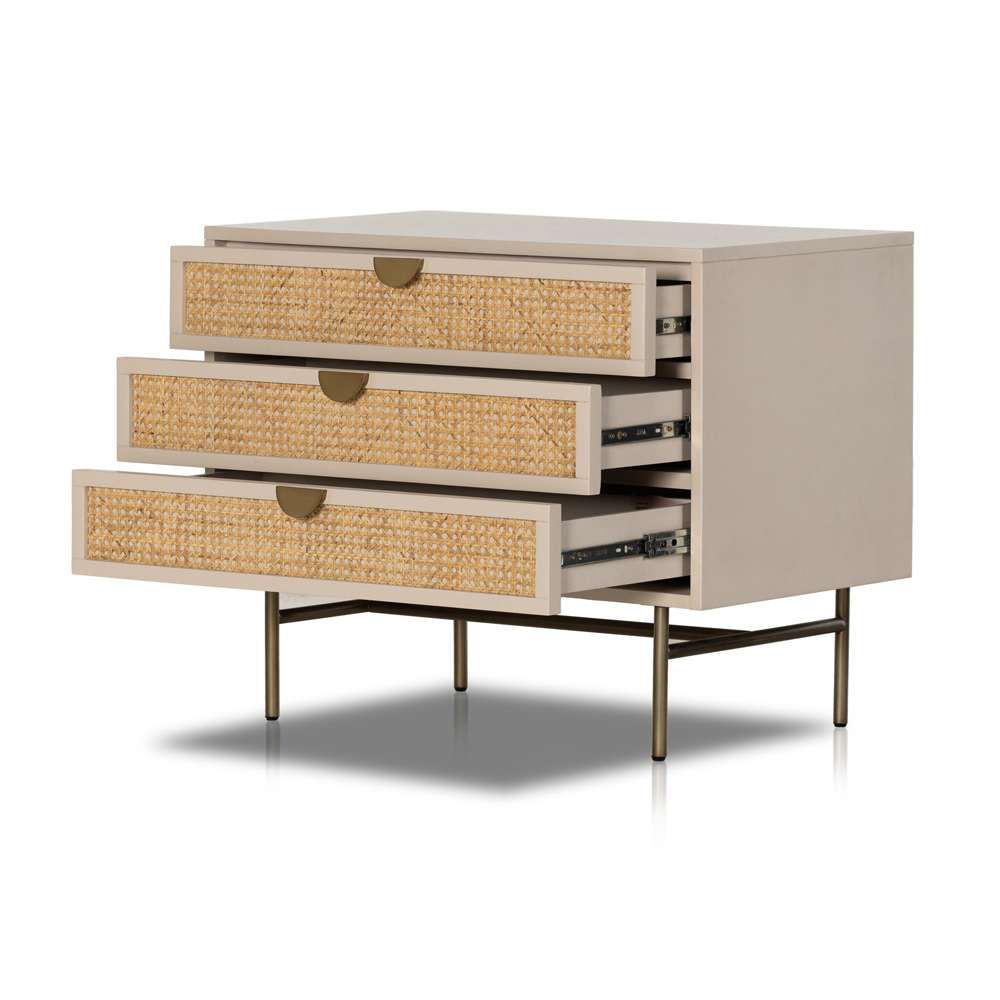 Four Hands - Luella Large Nightstand - Matte Alabaster - 234045-001 veiw 6