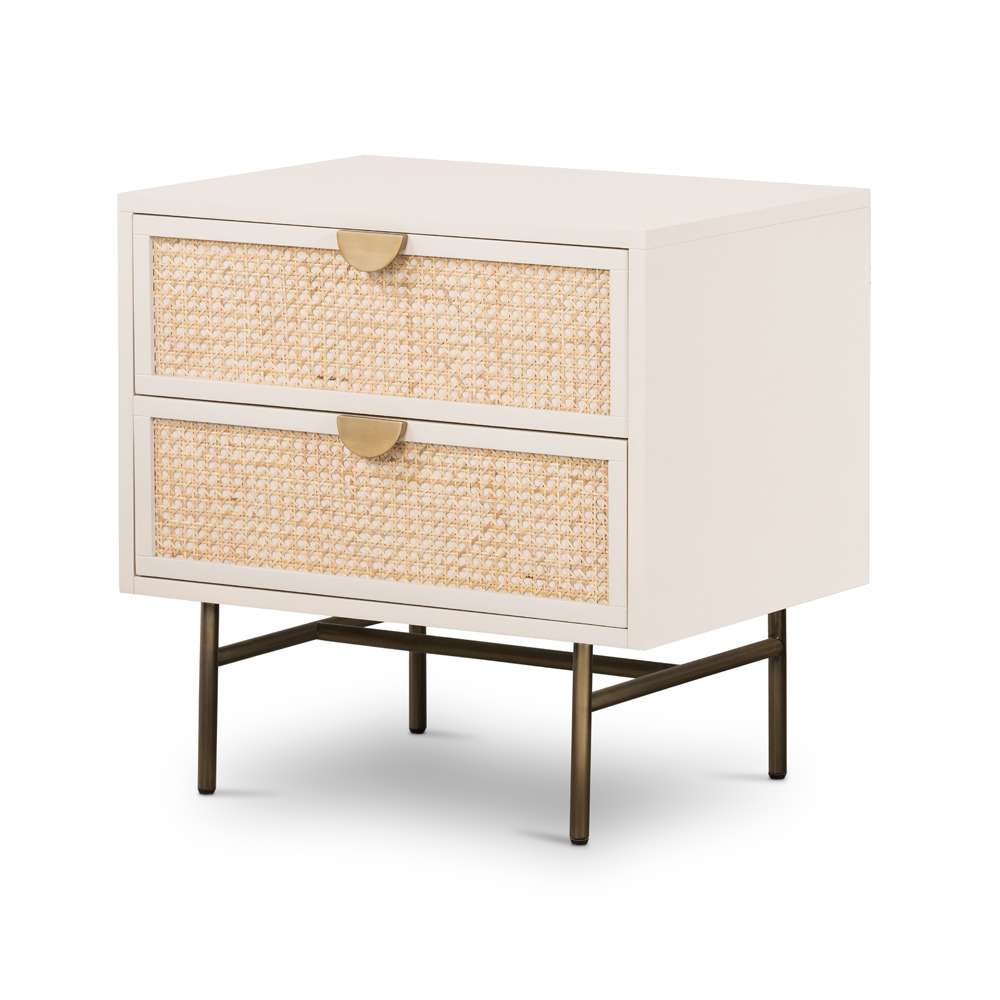 Four Hands - Luella Nightstand - Matte Alabaster - 228255-001 veiw 1