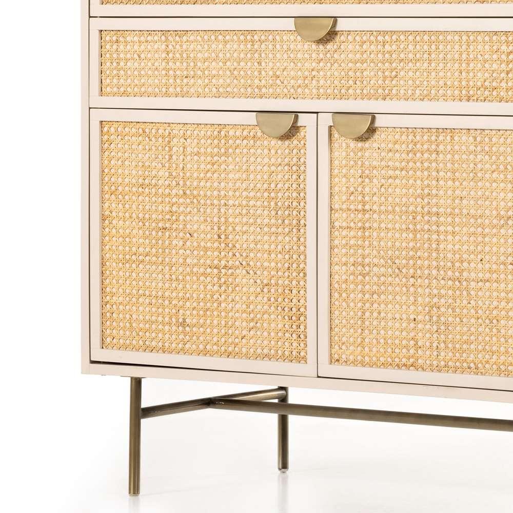 Four Hands - Luella Tall Dresser - Matte Alabaster - 228259-001 veiw 3