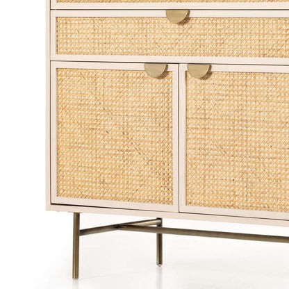 Four Hands - Luella Tall Dresser - Matte Alabaster - 228259-001 veiw 3