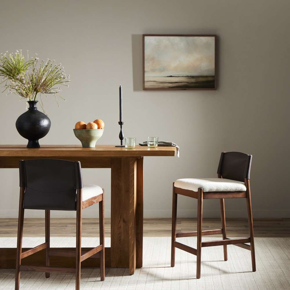 Four Hands - Lulu Counter Stool - Cardiff Cream - 229165-006 veiw 6