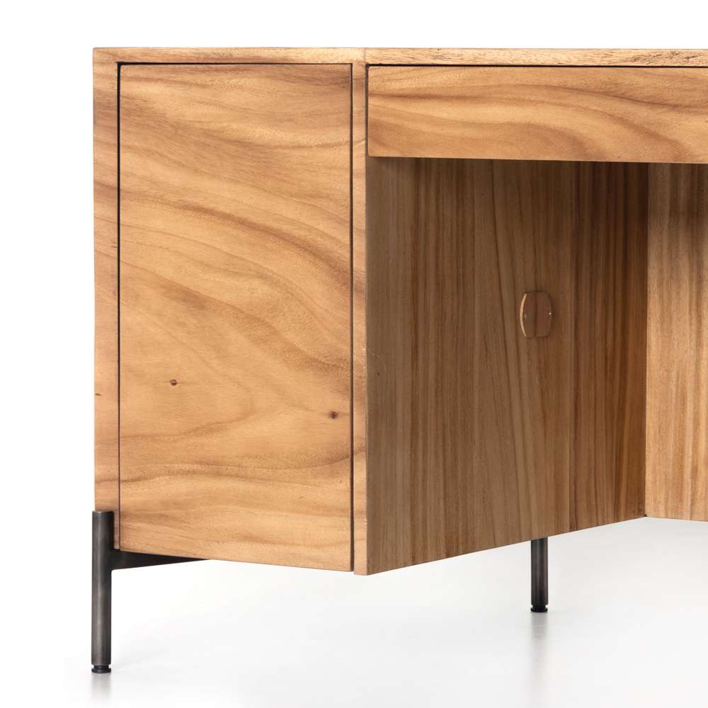 Four Hands - Lunas Executive Desk - Gold Guanacaste - 224198-001 veiw 2