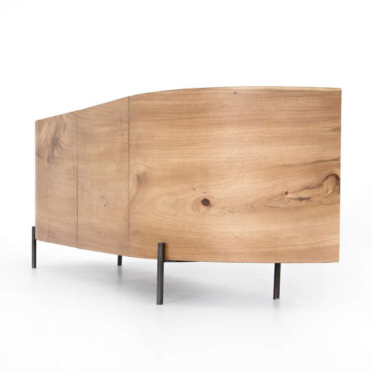 Four Hands - Lunas Media Console - Gold Guanacaste - UWES-246 veiw 2