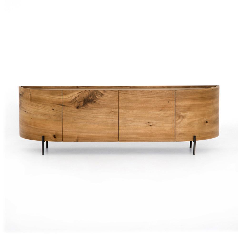 Four Hands - Lunas Media Console - Gold Guanacaste - UWES-246 veiw 6