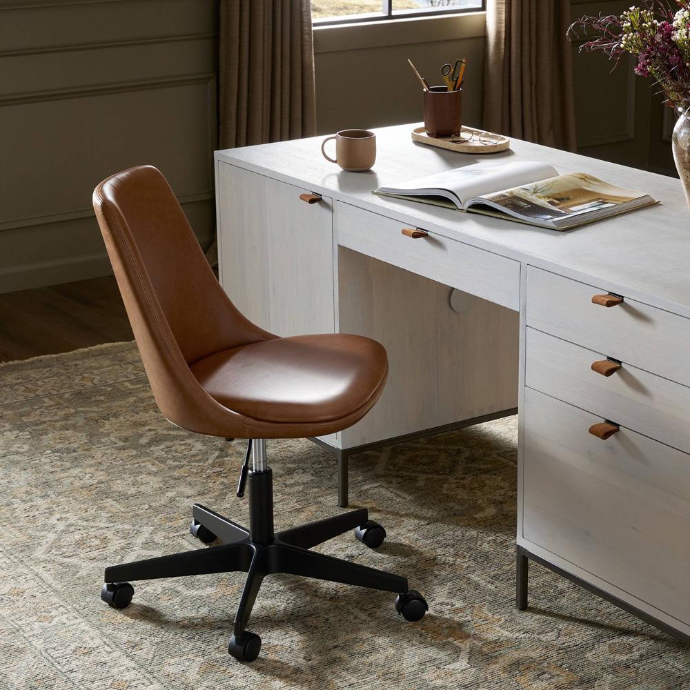 Four Hands - Lyka Desk Chair - Sonoma Chestnut - 231804-001 veiw 6