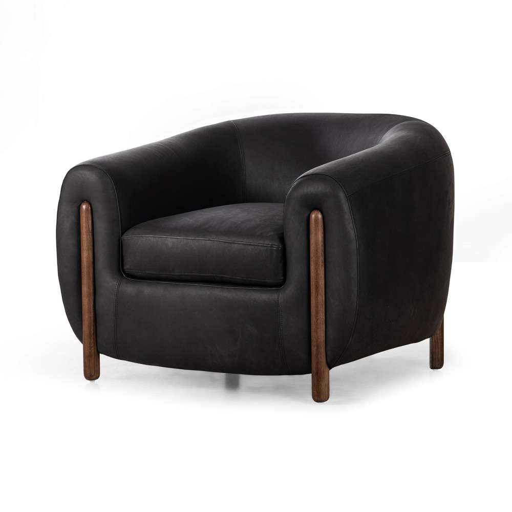 Four Hands - Lyla Chair - Heirloom Black - 108950-020 veiw 1