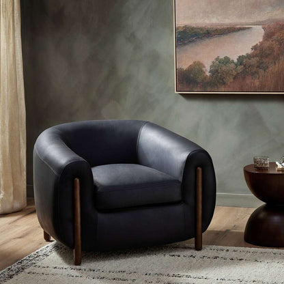 Four Hands - Lyla Chair - Heirloom Black - 108950-020 veiw 4