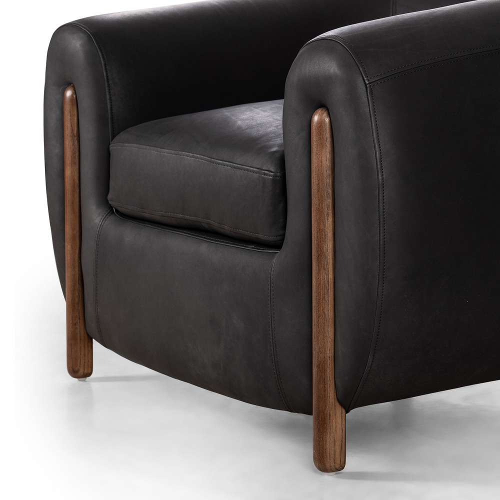 Four Hands - Lyla Chair - Heirloom Black - 108950-020 veiw 9