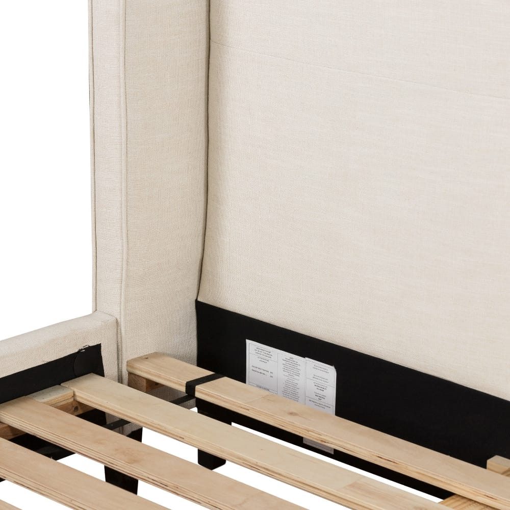 Four Hands - Madison Bed - Cambric Ivory - Queen - 105599-008 veiw 7