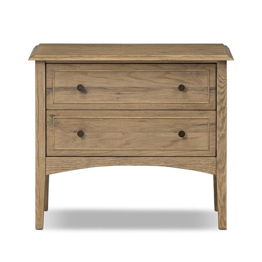 Four Hands - Maggie Nightstand - Aged Smoked Oak Resawn - 246654-003 view 1