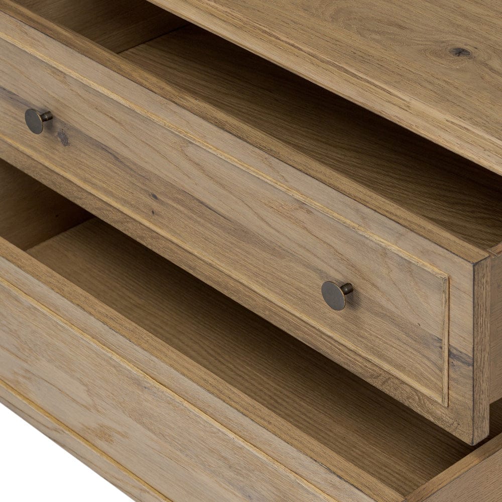 Four Hands - Maggie Nightstand - Aged Smoked Oak Resawn - 246654-003 view 11
