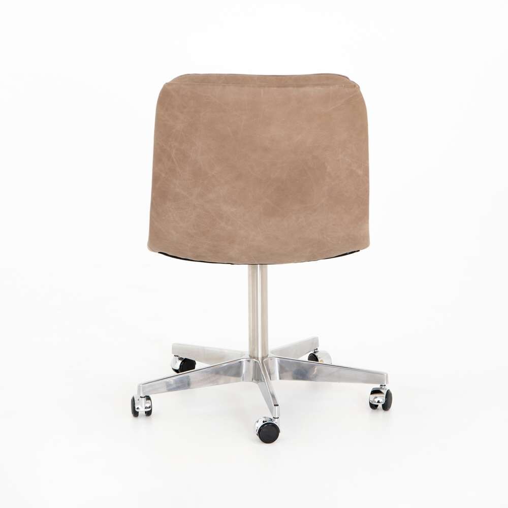 Four Hands - Malibu Desk Chair - Natural Wash Mushroom - 105699-012 veiw 2