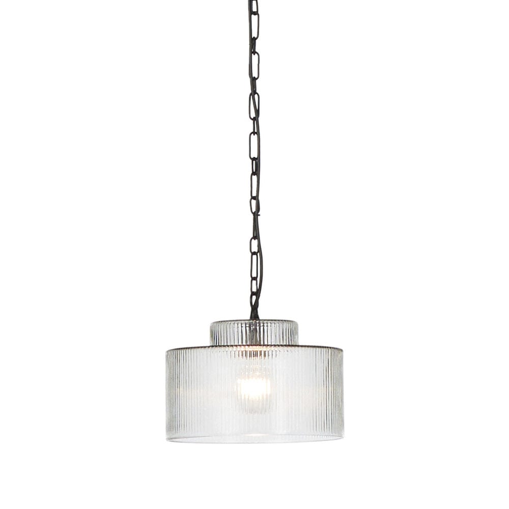 Four Hands - Malone Pendant - Clear Reeded Glass - 241115-002 view 2
