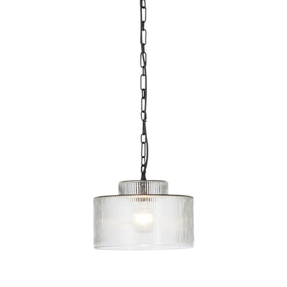 Four Hands - Malone Pendant - Clear Reeded Glass - 241115-002 view 2