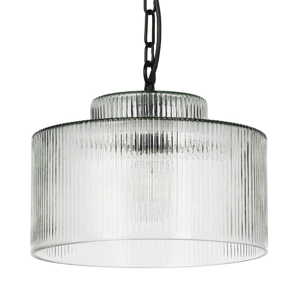 Four Hands - Malone Pendant - Clear Reeded Glass - 241115-002 view 3