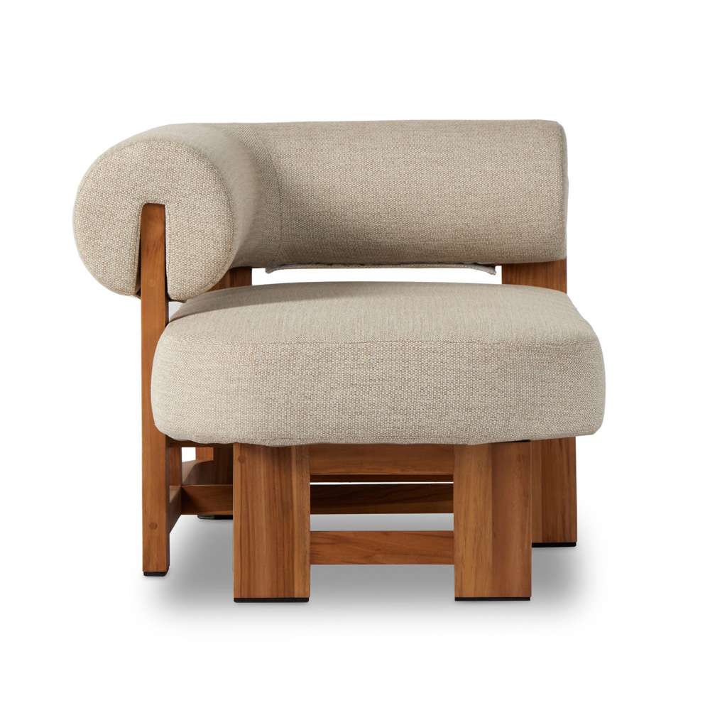 Four Hands - Malta Outdoor Chaise - Faye Sand - 233625-001 veiw 6