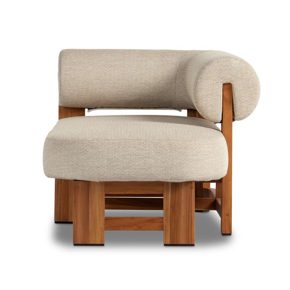 Four Hands - Malta Outdoor Chaise - Faye Sand - 233789-001 veiw 6