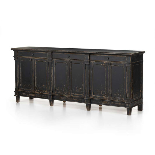 Four Hands - Marjorie Sideboard - Distressed Black - 229927-001 veiw 1