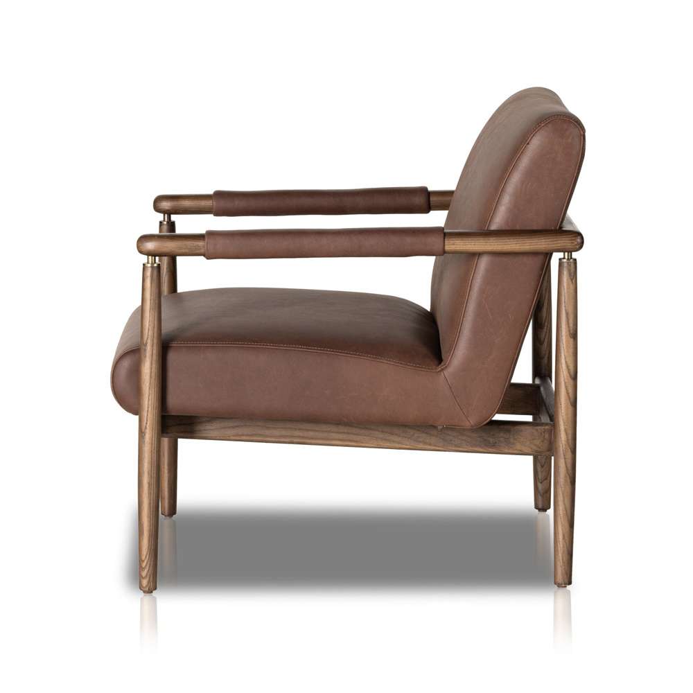 Four Hands - Markia Chair - Brickhouse Dark Brown - 230991-001 veiw 6