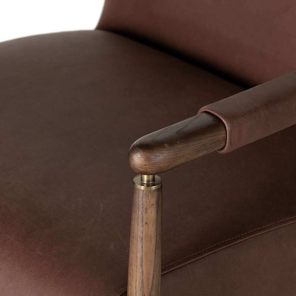 Four Hands - Markia Chair - Brickhouse Dark Brown - 230991-001 veiw 9