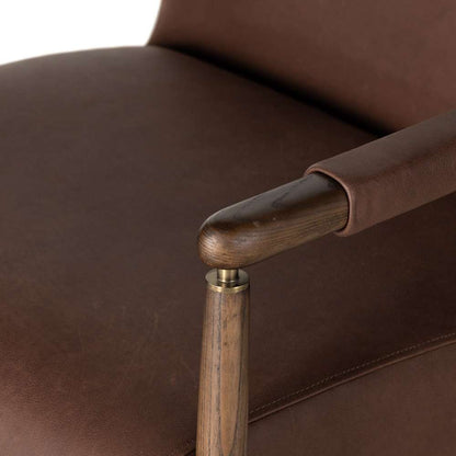 Four Hands - Markia Chair - Brickhouse Dark Brown - 230991-001 veiw 9