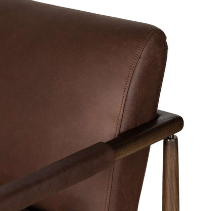 Four Hands - Markia Chair - Brickhouse Dark Brown - 230991-001 veiw 11