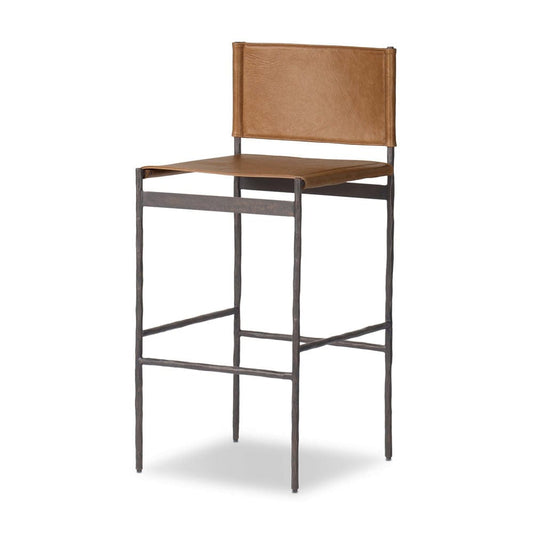 Four Hands - Marlon Counter Stool - Sonoma Butterscotch - 249336-004 view 2