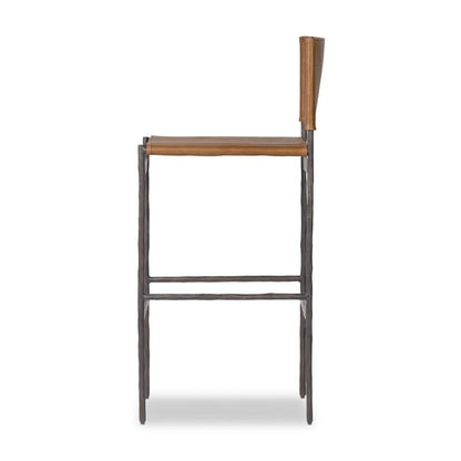 Four Hands - Marlon Counter Stool - Sonoma Butterscotch - 249336-004 view 3