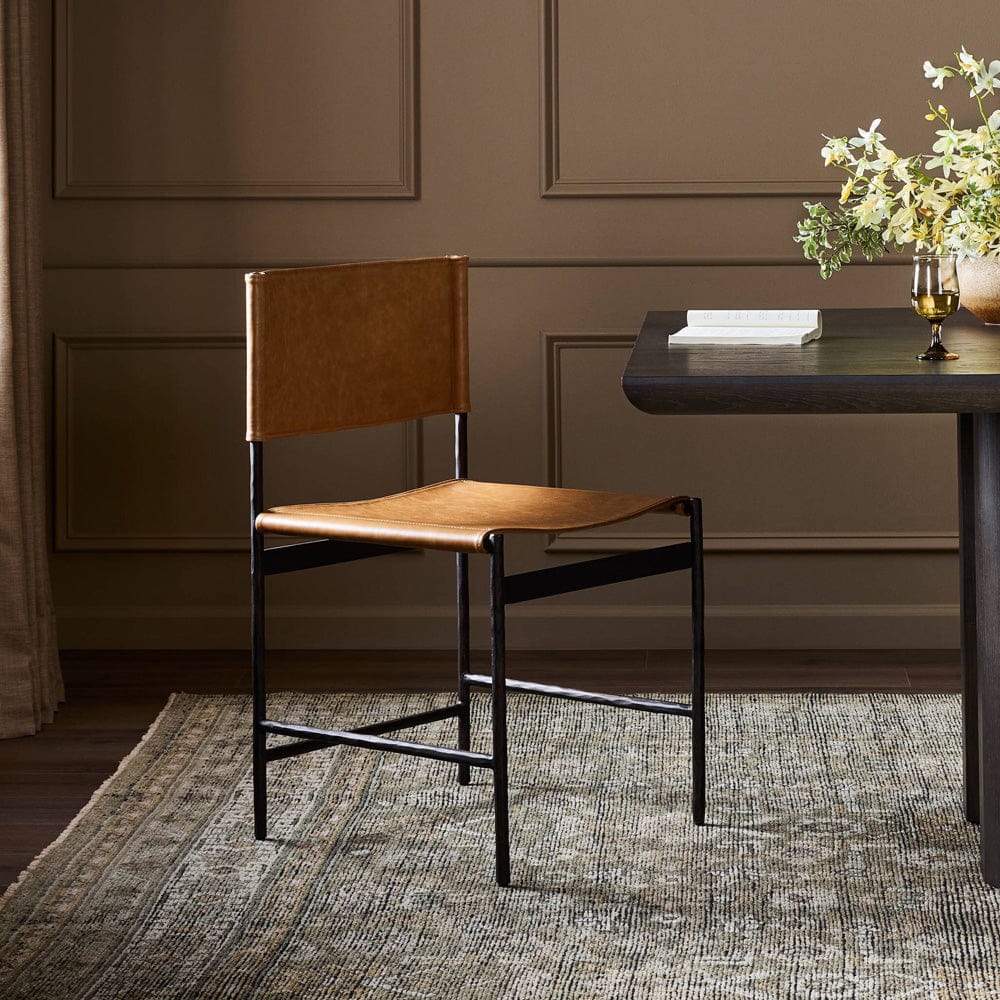 Four Hands - Marlon Dining Chair - Sonoma Butterscotch - 247916-002 view 4