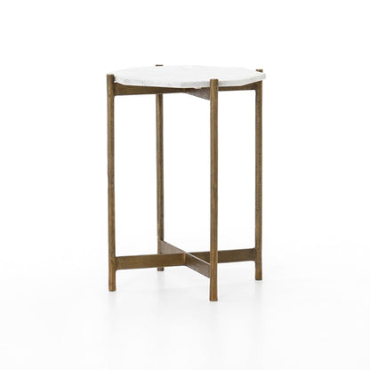 Four Hands - Adair Side Table - Raw Brass - IMAR-68A veiw 1
