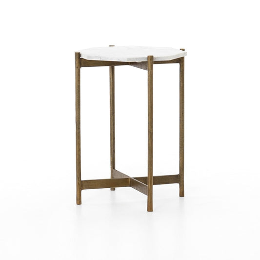 Four Hands - Adair Side Table - Raw Brass - IMAR-68A veiw 1