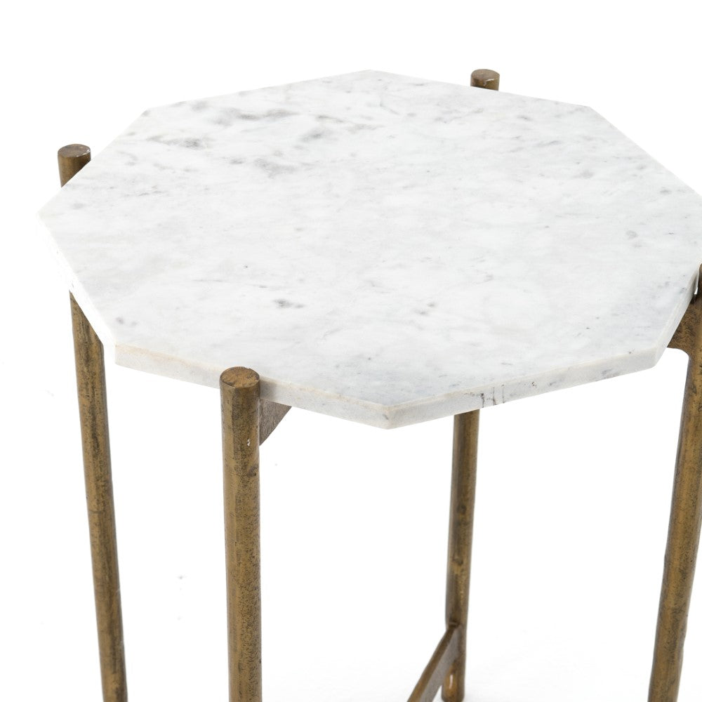 Four Hands - Adair Side Table - Raw Brass - IMAR-68A veiw 4