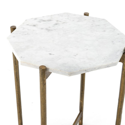 Four Hands - Adair Side Table - Raw Brass - IMAR-68A veiw 4