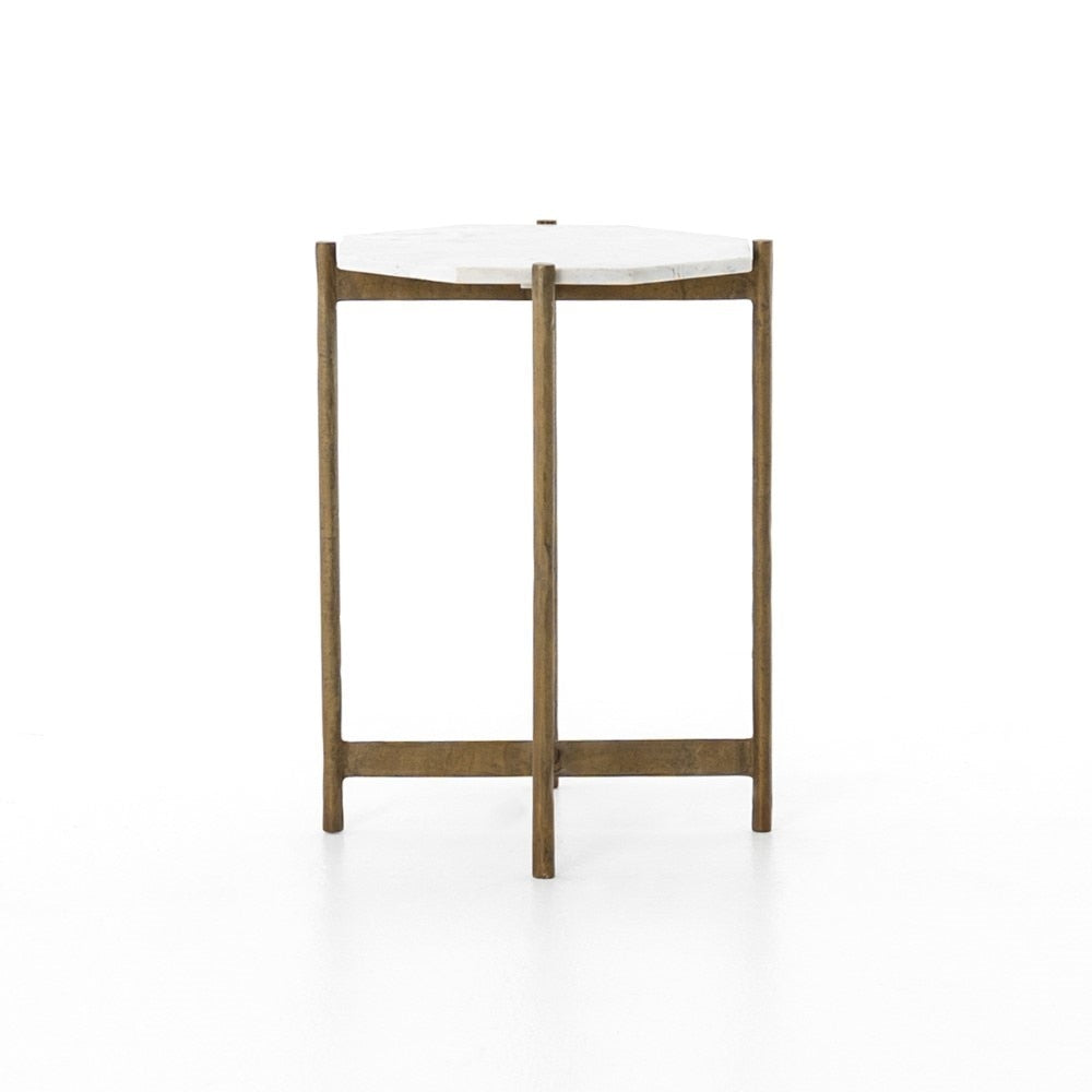 Four Hands - Adair Side Table - Raw Brass - IMAR-68A veiw 5